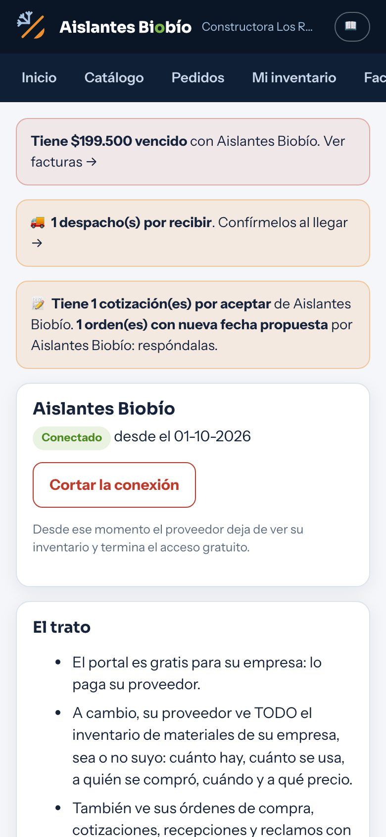 Conexión y trato en el celular